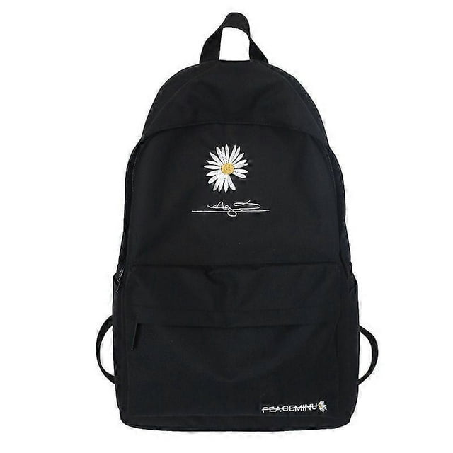 The New Small Daisy Canvas Bag Young Middle School Student Backpack