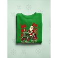 thumbnail image 3 of Festive Christmas Cows Icons Tee T-shirt Women's, 3 of 4