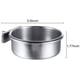 thumbnail image 4 of Comedero para pájaros de acero inoxidable para loros, comedero para pájaros Big Brother, suministros para pájaros antimordiscos, caja de comida móvil, taza de agua, 4 of 5