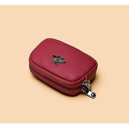 Women's Genuine Leather Coin Purse - Double Zipper Bee Change Pouch Wallet Card Holder Coin Bag Mini Simple Cute Coin Pocket Useful For Ladies Female | Walmart Canada Women's Genuine Leather Coin Purse - Double Zipper Bee Change Pouch Wallet Card Holder Coin Bag Mini Simple Cute Coin Pocket Useful For Ladies Female | Walmart Canada