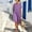 *Purple, variant on ClodeEU Women's V Neck Short Sleeve Dress with Pockets, Solid Color Casual Summer Tunic Dress Black,Women's Plus L