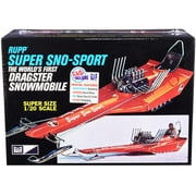 1-20 Scale Rupp Super Sno-Sport Snowmobile Dragster Skill 2 Model Kit
