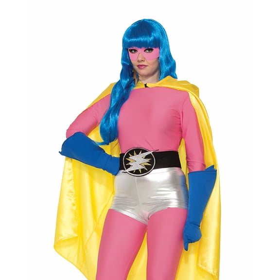 Adults Be Your Own Superhero Super Hero Pink Shirt Costume Accessory Large 44"