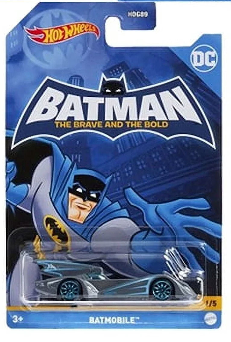 Mattel Hot Wheels Batman Theme DC Comics Series Diecast Model Play Vehicle Set, 3+ Yrs, 5 Count