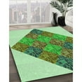 thumbnail image 2 of Ahgly Company Indoor Round Patterned Green Pepper Green Area Rugs, 7' Round, 2 of 6