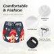 thumbnail image 4 of Balery Three Cute Christmas Gnomes Pantalones cortos deportivos para mujer con forro y dos bolsillos, elásticos, para entrenamiento, gimnasio, yoga-X-Large, 4 of 7