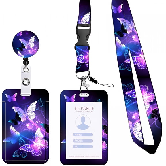 GASTROPOD Lanyards for Id Badges Card Sleeves Lanyards for Keys Wristlet Keychain Wrist Lanyard Wallet for Women Wristlet Strap