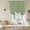 Sage Green, Moss Green, Celadon, Juniper, variant on Green Gingham Tie Up Curtains 45 Inches Long, Kitchen Window Curtains Over Sink, Farmhouse Buffalo Plaid Checkered Small Window Curtains Shade Balloon Curtains Valances for Bedroom/Cafe 34"x45"