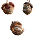 thumbnail image 1 of Adornos de animales de avellana de resina | Zorro, búho, conejo y erizo durmiendo | Decoración artesanal para árboles de Navidad para amantes de la naturaleza | Paquete de 3, 1 of 9