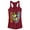Scarlet, variant on Junior's Marvel X-Men Wolverine Slash Racerback Tank Top Scarlet X Large