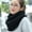 Black, variant on Grofry Women Scarf,Fall Winter Warm Solid Pullover Neckerchief Knitted Scarf