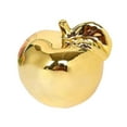 thumbnail image 2 of Fancyes Ceramic Figurine Fruit Sculpture for Desktop Decoration in Offices And Cafes , Golden, S S, 2 of 8