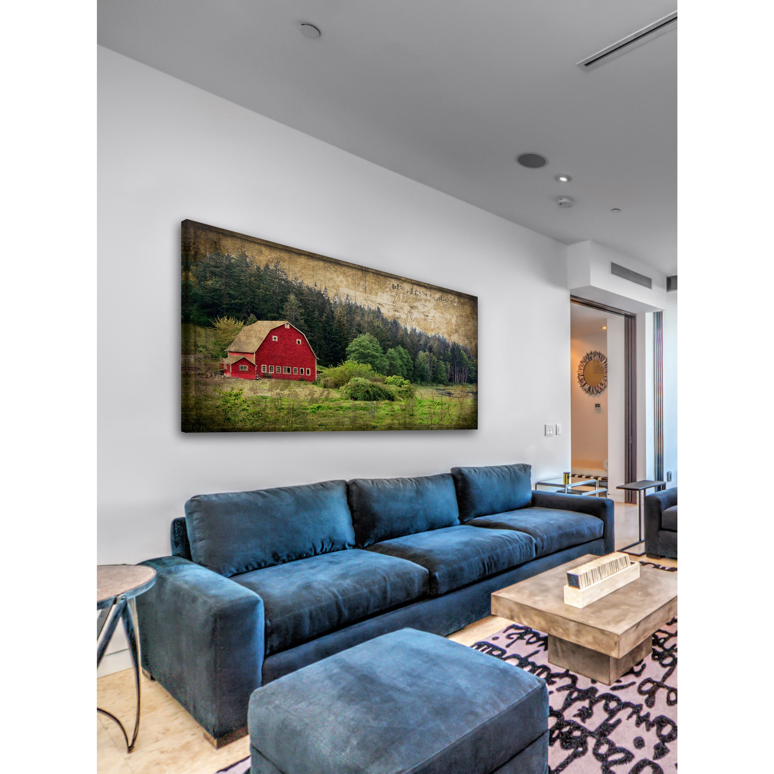 "Widbey's Barn I" Painting Print on Wrapped Canvas