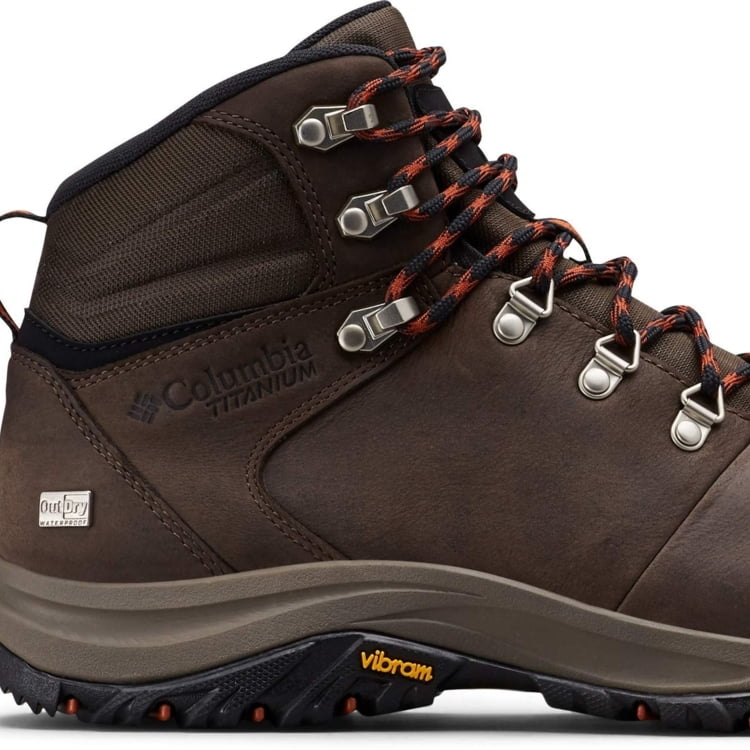 Columbia Men's 100MW Titanium Outdry Boot, Cordovan/Dark Adobe