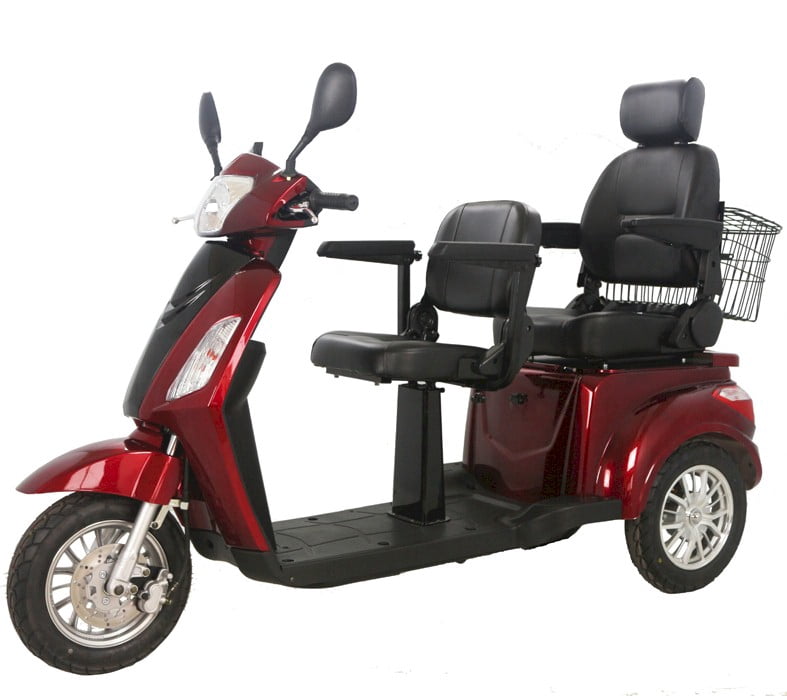 Gtx-l-60 Double-seat Electric Mobility Scooter Trike 2 Persons