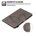 thumbnail image 2 of Dteck Folio Case for Lenovo Tab M10 FHD Plus 10.3 inch TB-X606F, Embossed Butterfly PU Leather Folio Stand Case with Card Holders Cover Auto Wake Sleep,Gray, 2 of 5