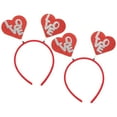thumbnail image 1 of KAKOWELY 2 diademas de San Valentín con forma de corazón, diadema de amor, diadema decorativa para mujer, 1 of 5