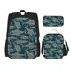 thumbnail image 1 of Easygdp Fish Style Mochila para Niños y Niñas con Set de Caja de Almuerzo y Estuche para Lápices 3 en 1, Mochila Escolar Estampada para Adolescentes, 1 of 7