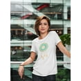 thumbnail image 2 of Boho Dream Catcher Women White T-Shirt, Female Large, 2 of 4