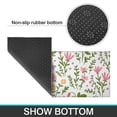 thumbnail image 6 of Pioneer Flower Floral Print Pattern Kitchen Rugs Sets Of 2,Anti Fatigue Kitchen Mat Rugs Non Slip Washable,Decorative Kitchen Floor Mats for Kitchen,Sink,Laundry,17"x30"+17"x47", 6 of 7