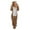 Khaki, variant on jsaierl Fuzzy Outfits for Women Cute Bear Costume Onesie Sleepwear Long Sleeve Zip Up Rompers Jumpsuits Overalls Christmas Pajamas