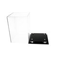 thumbnail image 2 of Better Display Cases Acrylic Versatile Display Case Display Case - Medium Square Box with Mirror Case, Silver Risers and Black Base 8" x 8" x 12" (V42/A060), 2 of 3