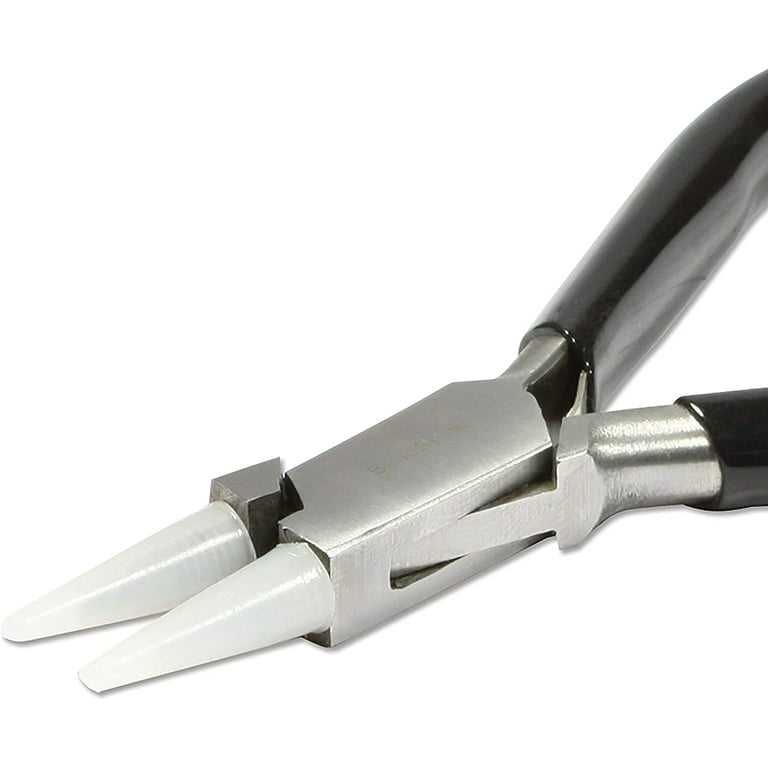Beadsmith Double Nylon Jaw Round Nose Pliers 4 3/4 In (120mm) 