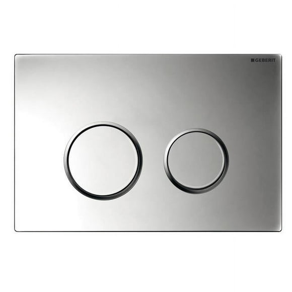 Geberit 115.882.KH.1 ACT- PLT, Dual Sigma20 Flush Plate - Polished Chrome