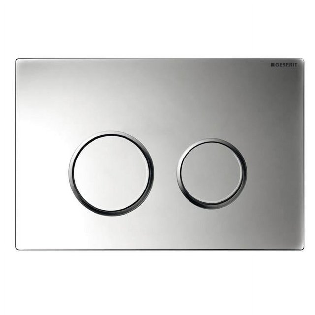 Geberit 115.882.KH.1 ACT- PLT, Dual Sigma20 Flush Plate - Polished Chrome