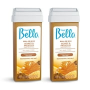 Depil Bella Roll-On Honey with Propolis Wax Cartridges 3.52Oz (2 Units Offer)
