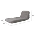 thumbnail image 3 of Inflatable Air Mattress with Headboard, 5 inches High, Personal Air Lounger with Backrest, Grey, 3 of 7