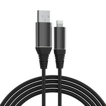 onn 6ft Lightning to USB Charging Cable, MFI Certified, Black - Compatible with iPhone 14/13/12/11/X/XR/XS/8/7/6/5, iPad, Airpods and more