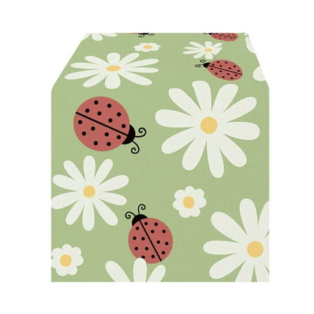 

George Summer Festival Cute Cotton Linen Table Flag Decoration Cloth Table Runners