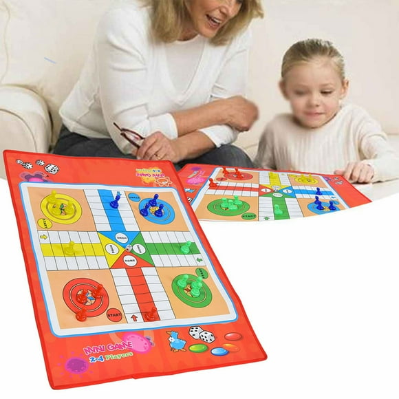 Ludo Game, Board Game, 23.6X17.7in Wear-Resistant for Kids for All Ages