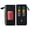 Black, variant on Leather All in One Card Case Holder Slim Wallet With a Card Protection Strap by Marshal