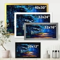 thumbnail image 4 of Designart 'Park Road In The Afternoon Shadows' Lake House Framed Art Print, 4 of 4