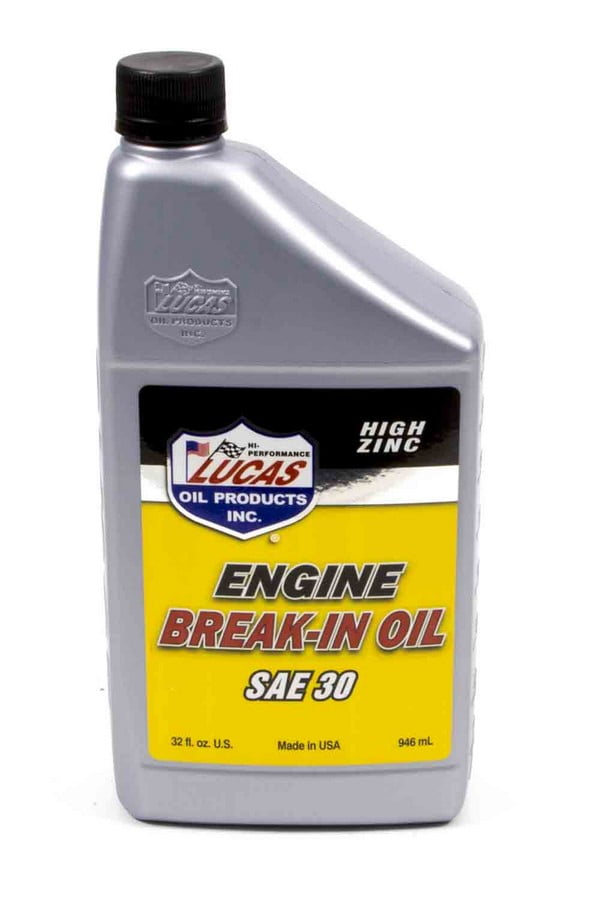 Lucas Oil BreakIn 30W Motor Oil 1 qt P/N 10630