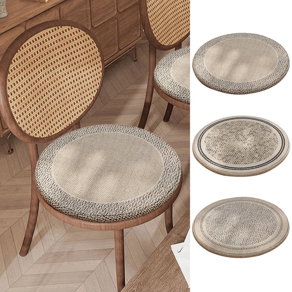 TTJ Cushions Cushions for Seating Japanese Style Round Seat Cushion Thin Floor Pad Soft Portable Meditation Cushion for Home Living Room