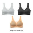 thumbnail image 4 of Qarigey Soporte cómodo para mujer, sujetador deportivo superfino de verano para mujer, sujetador fino de seda de hielo sin costuras para todos Ropa interior Color de piel 4XL, 4 of 6
