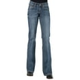thumbnail image 2 of Stetson Womens 11-054-0816-1322 DECO BACK PKT IN BLUE THREAD 0 S Denim, 2 of 3