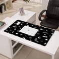 thumbnail image 3 of Long Mouse Pads for Desk,Black Halloween Occult Patterns Desk Mats on Top Of Desks, Desk Mouse Pad Extra Large with 3mm Non-Slip Base and Stitched Edge for Gaming,Office,Work,Home 31.5"x15.7", 3 of 6