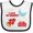 White and Black, variant on Inktastic I Love My Grammy to the Moon and Back Boys or Girls Baby Bib