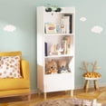 thumbnail image 2 of Bianlte 4-Tier Bookcase,Children's Book Display, Bookshelf Toy Storage Cabinet Organizer for Children's Room, Playroom,Nursery,White, 2 of 7
