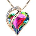 thumbnail image 2 of Collar de Corazón de Amor Leafael Chapado en Oro Rosa de 18K, 2 of 3
