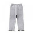 thumbnail image 3 of BULLPIANO Toddler Girls Leggings Thick Fleece Trousers Infant Baby Tights Stretchy Legging 0-4 Years, 3 of 8