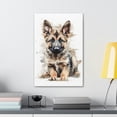 thumbnail image 4 of Watercolor German Shepherd Painting - Nursery Collection - Bedtime Stories, 4 of 6
