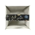 thumbnail image 4 of Psesaysky Tissue Box Cover Waterproof, Hummingbird Flower Retro Square PU Leather Tissue Box Holder, Modern Facial Paper Organizer Dispenser for Bathroom, Car, 5.1''X5.1''X5.5'', 4 of 6