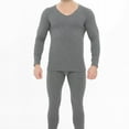 thumbnail image 4 of Men's Thermal Underwear Set, Soft Fleece Lined Long Johns, Mid/Heavy Weight Base Layer Top & Bottom, 4 of 8