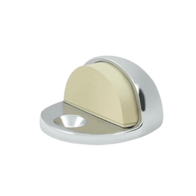 Deltana DSLP316U26 Dome Stop Low Profile- Bright Chrome - Solid
