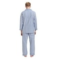 thumbnail image 3 of GLOBAL Men's Pajamas Sets 100% Cotton Flannel Sleepwear Long-Sleeve Top & Bottom, 3 of 5